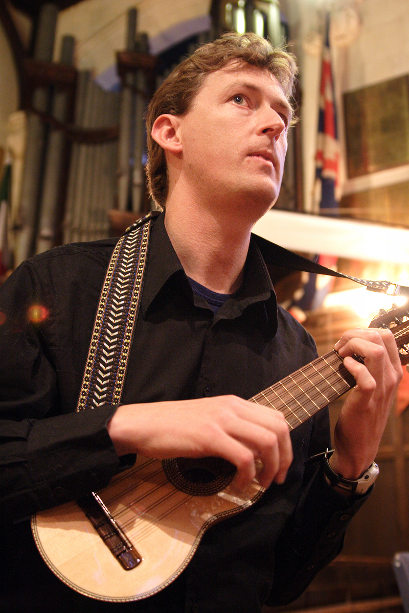 Bruce Paine playing chirango in Oamaru Concert