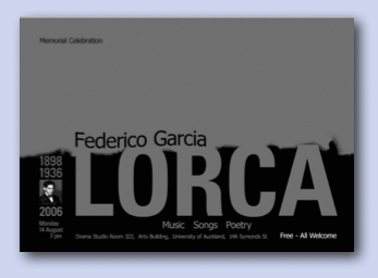 Photo of Lorca Tribute Poster