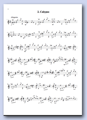 Picture of sheet music