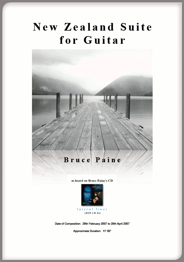 Picture of Bruce Paine’s Sea Suite cover page