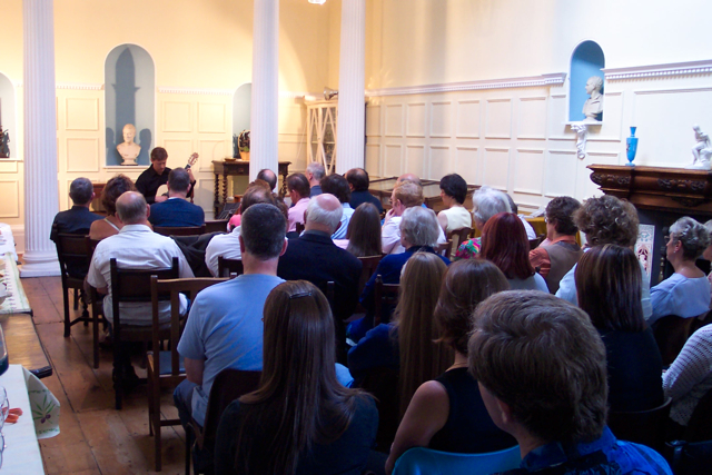 Bruce Paine performing at 'The Elms' in Hampshire, England