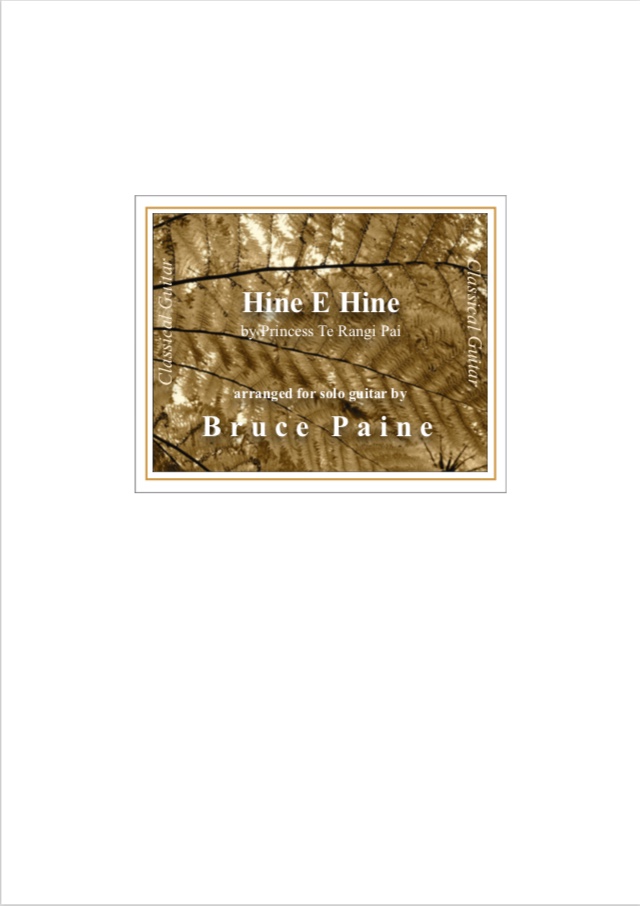 Picture of Hine E Hine Invention sheet music cover page